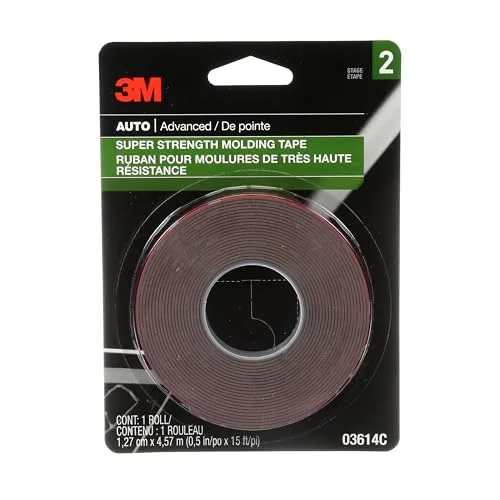 3M Super-Strength Molding Tape 03614 double-sided automotive trim tape package