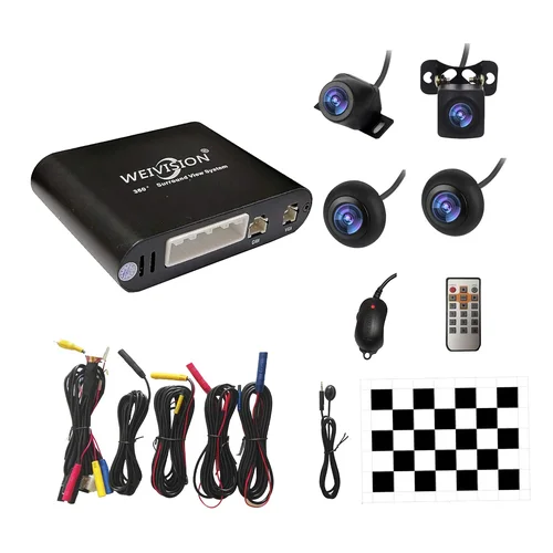 Weivision Universal 360 Degree Bird View System Car DVR Record Panoramic View All Round Rear View Camera System for All