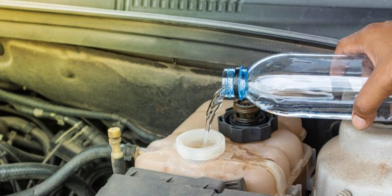 Does the car need to be running to add water