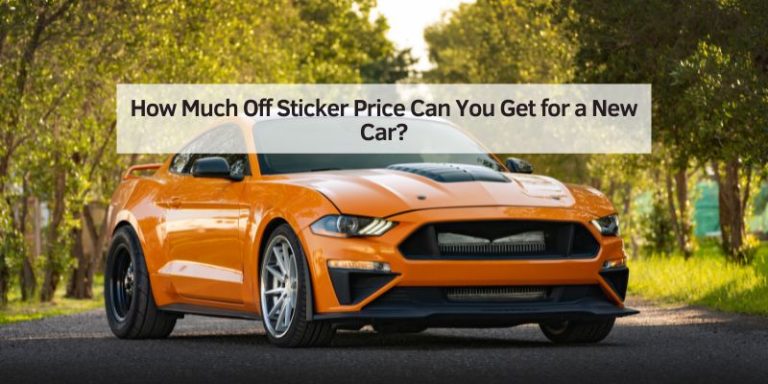 How Much Off Sticker Price Can You Get for a New Car