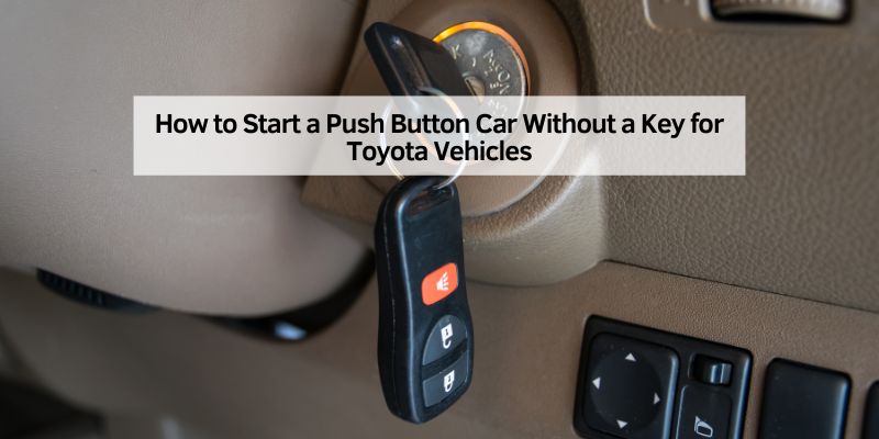 How to Start a Push Button Car Without a Key for Toyota Vehicles