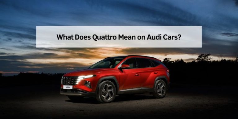 What Does Quattro Mean on Audi Cars