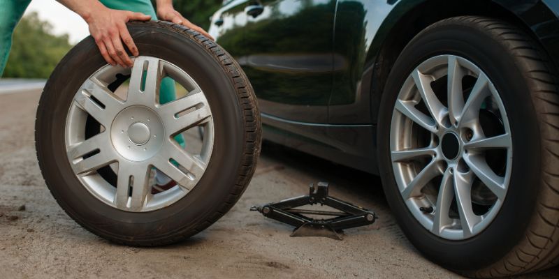 What to Do After Changing the Tire