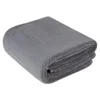 Amazon Basics microfiber car drying towel in gray, folded