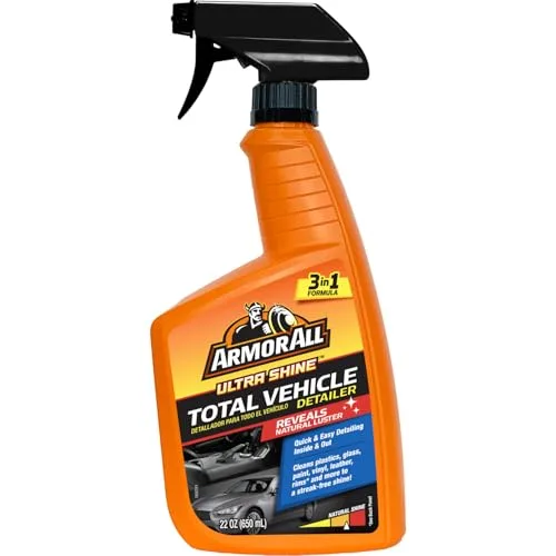 Armor All Ultra Shine Total Vehicle Detailer spray bottle, 22 fl oz