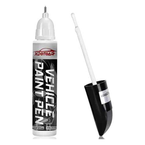 White Car Paint Touch Up Pen, Color Accurate Touch Up Paint for Cars, Professional Automotive Scratch Repair, Lasting Au