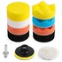 Foam buffing and polishing pad kit