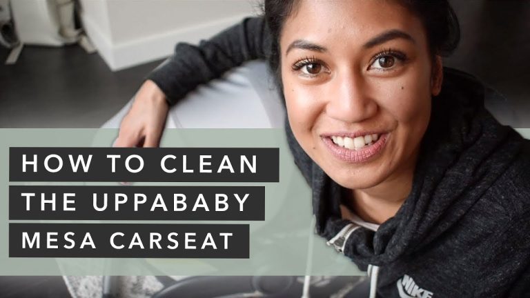 How to Wash Uppababy Car Seat