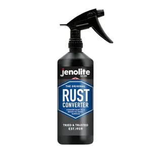 JENOLITE rust converter spray for treating rust before painting