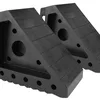 MaxxHaul heavy-duty rubber wheel chocks, 2 pack