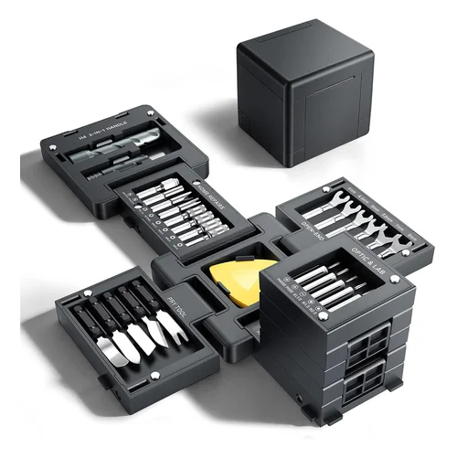 Amazon.com: 55 in 1 Precision Magnetic Screwdriver Set, Electronics Repair Kit with Foldable Storage Box & Transform
