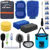 AUTODECO 22-piece car wash cleaning tools kit