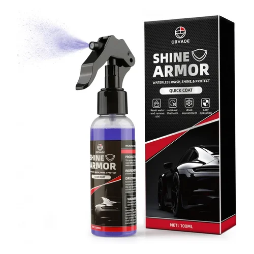 obvade Water Activated Car Coating Spray - Hydrophobic Ceramic Paint Sealant, Touchless SiO2 Spray & Rinse Coating f