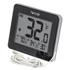 Digital thermometer with probe for checking car interior temperature
