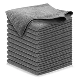 USANOOKS microfiber cleaning cloths grey 12-pack USANOOKS microfiber cleaning cloths grey 12-pack