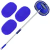 Wontolf car wash kit with 62 inch long-handle brush and three chenille microfiber heads