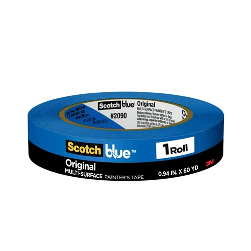 ScotchBlue Original Multi-Surface Painters Tape, 1 Inch Wide (0.94 in. x 60 Yds), 1 Roll, Blue Paint Tape Protects Surfa