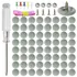 65 Set Car Roof Headliner Repair Kits, 262 Pcs Auto Roof Sna