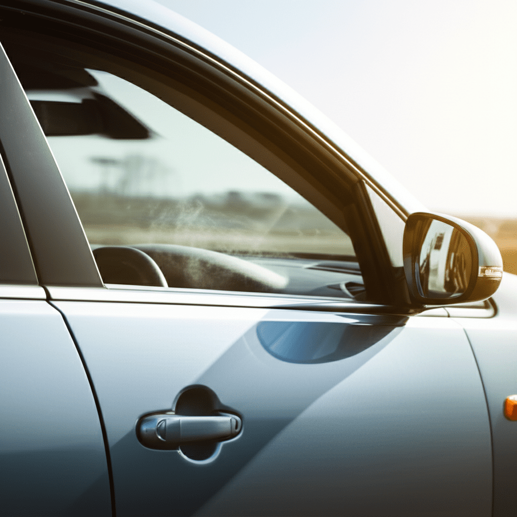 Generate a high-quality, relevant image prompt for an article about: Does Cracking Windows Keep Car