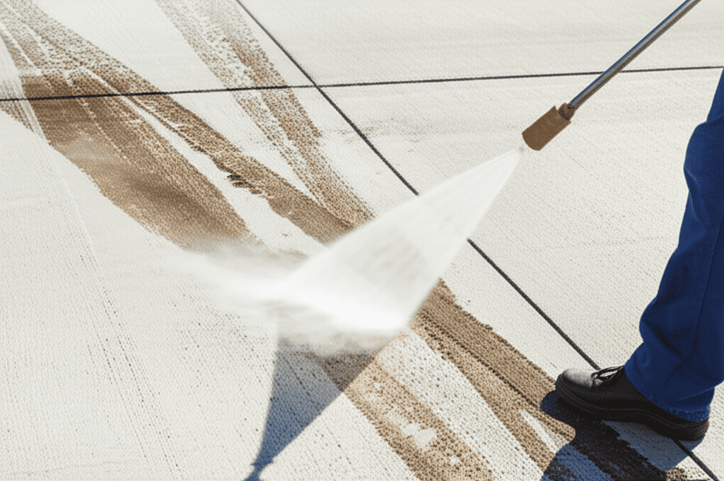 Generate a high-quality, relevant image prompt for an article about: Proven Guide: Remove Tire Marks