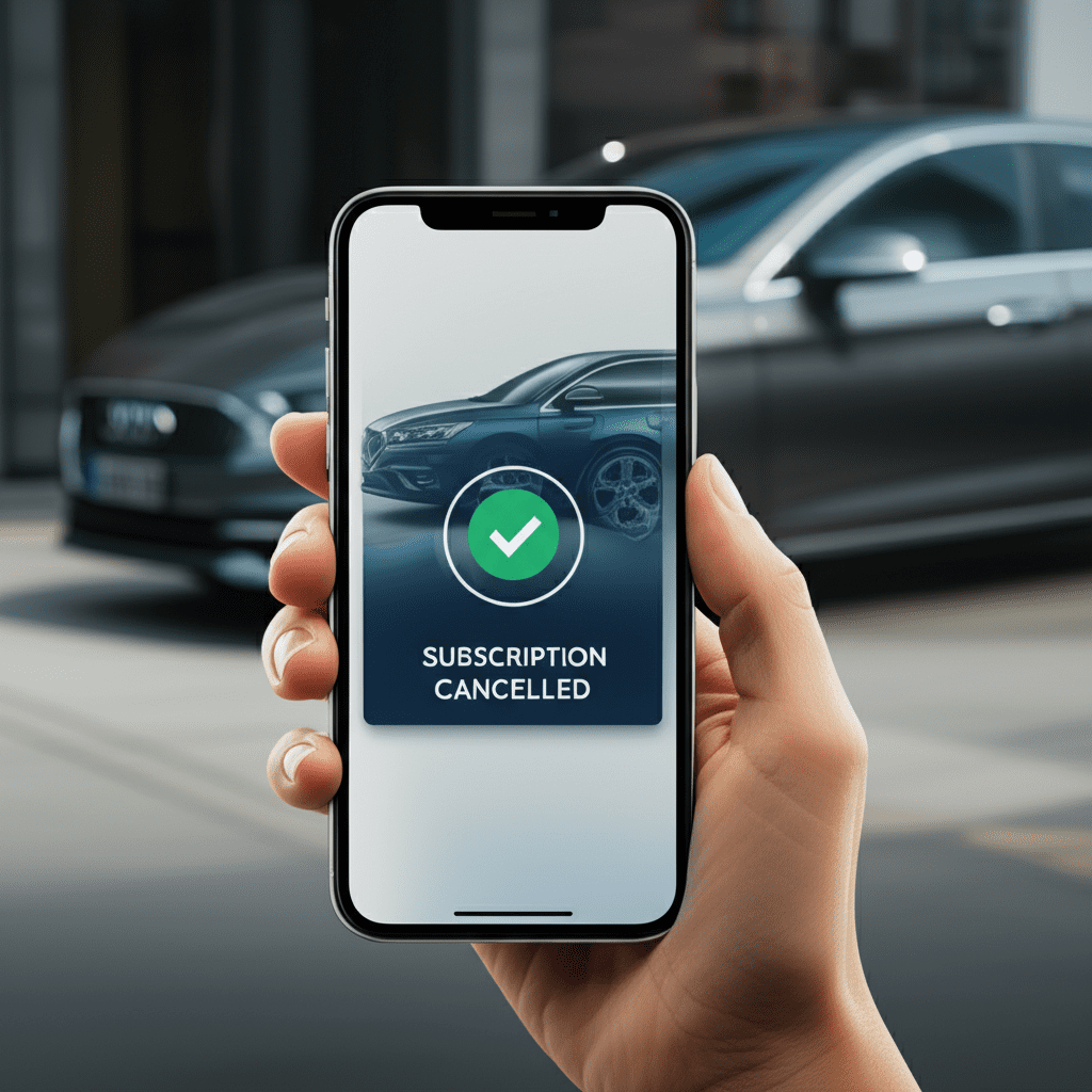 Generate a high-quality, relevant image prompt for an article about: Cancel Car Wash Subscription: P