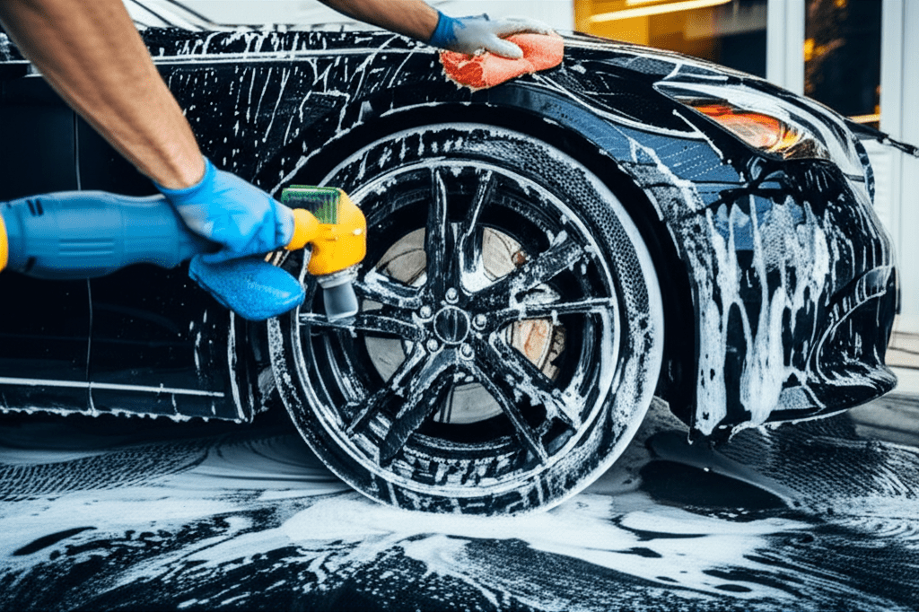 Generate a high-quality, relevant image prompt for an article about: How to Detail a Car: Proven Ste