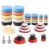 ZFE Car Foam Drill Polishing Pad Kit, 44Pcs 1inch 2inch 3inch Detail P
