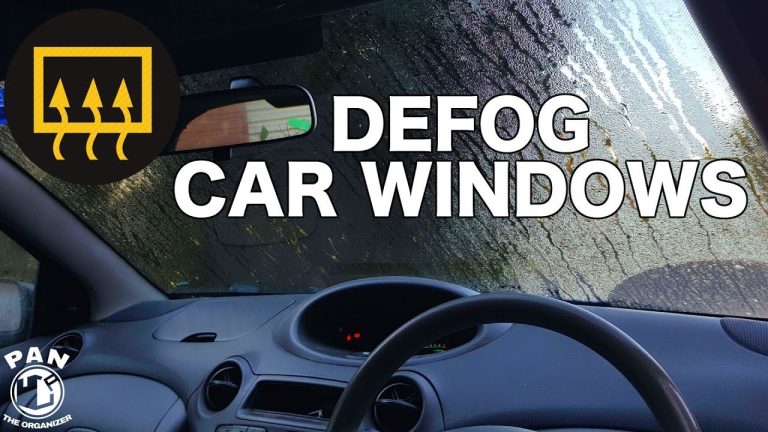 How Do You Defog Car Windows