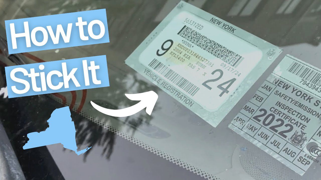 How to Get a Car Registration Sticker