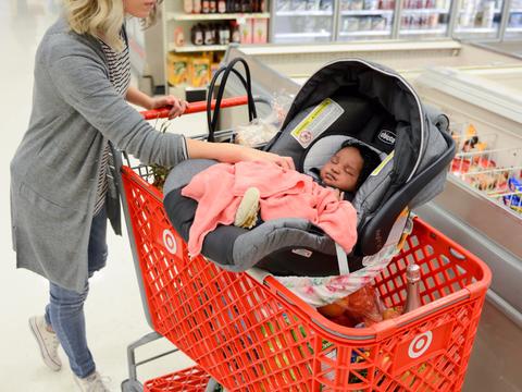 How to Put Car Seat on Shopping Cart