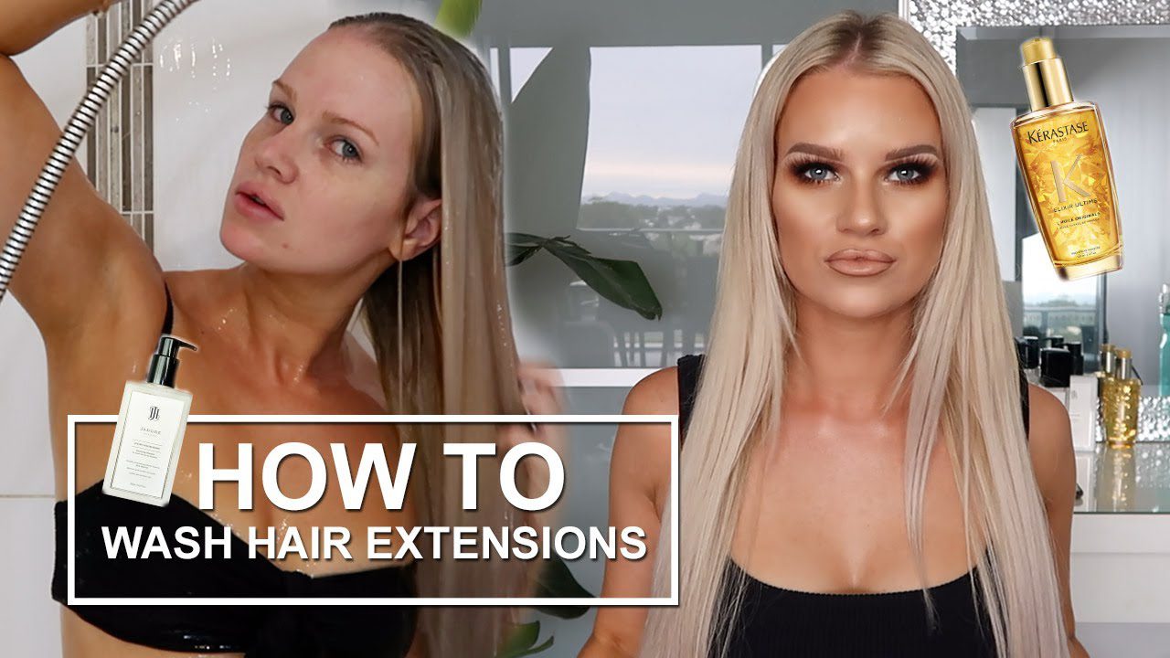 How to Take Care of Tape in Hair Extensions