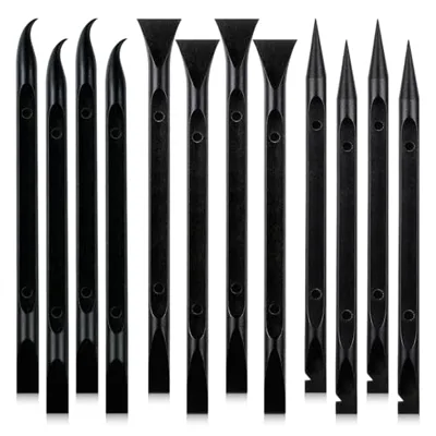 Non-scratch plastic trim scraper set for car detailing