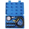 Oil pressure tester gauge kit for diagnosing low oil pressure