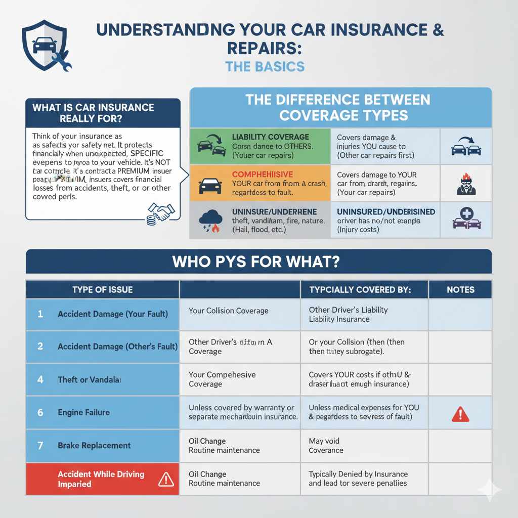 Understanding Your Car Insurance and Repairs