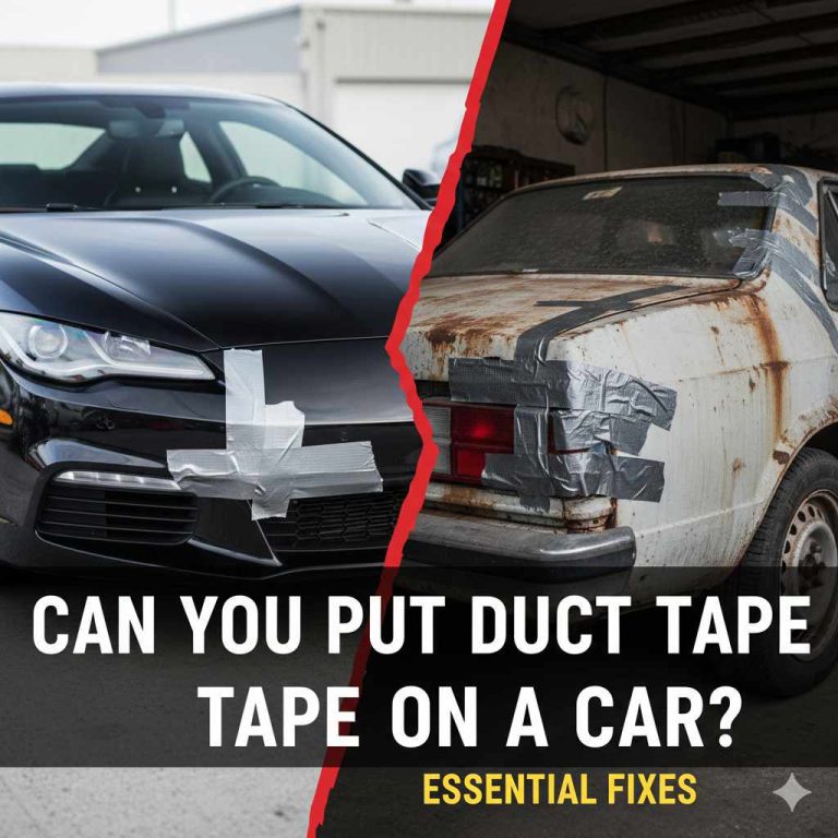 Can You Put Duct Tape On A Car