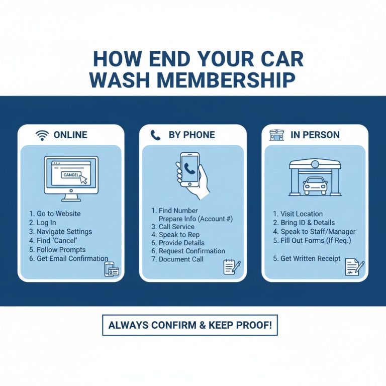 How to Cancel Car Wash Subscription