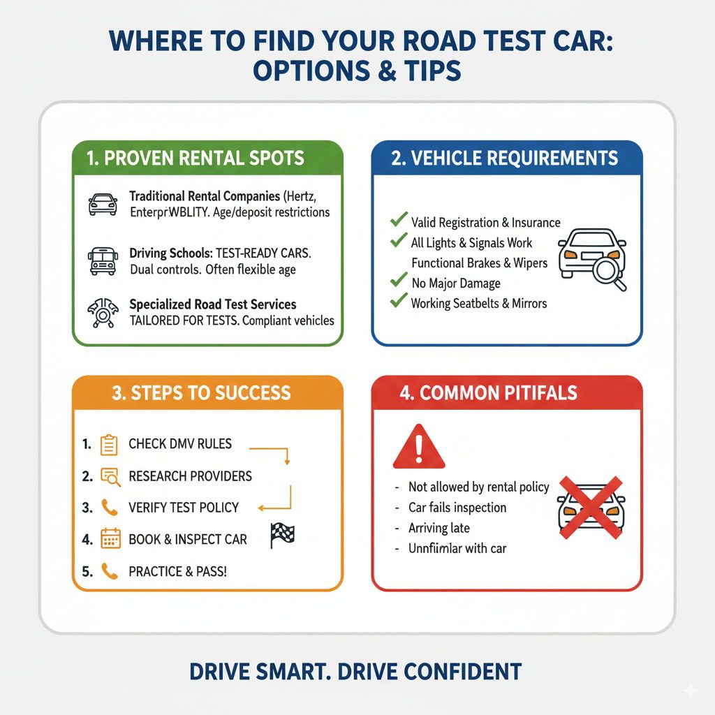 Where to Rent a Car for Road Test