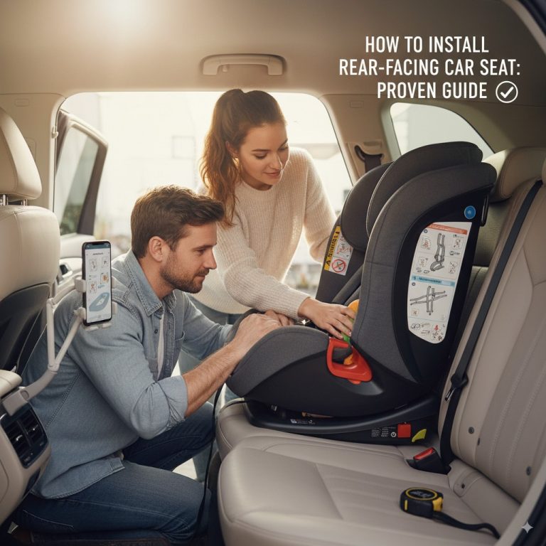 How to Install Rear Facing Car Seat
