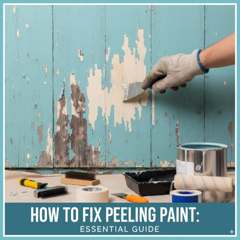 How to Fix Peeling Paint: Essential Guide