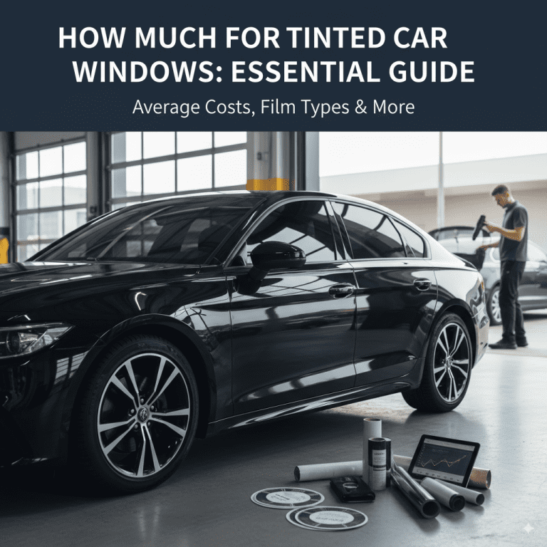 How Much For Tinted Car Windows