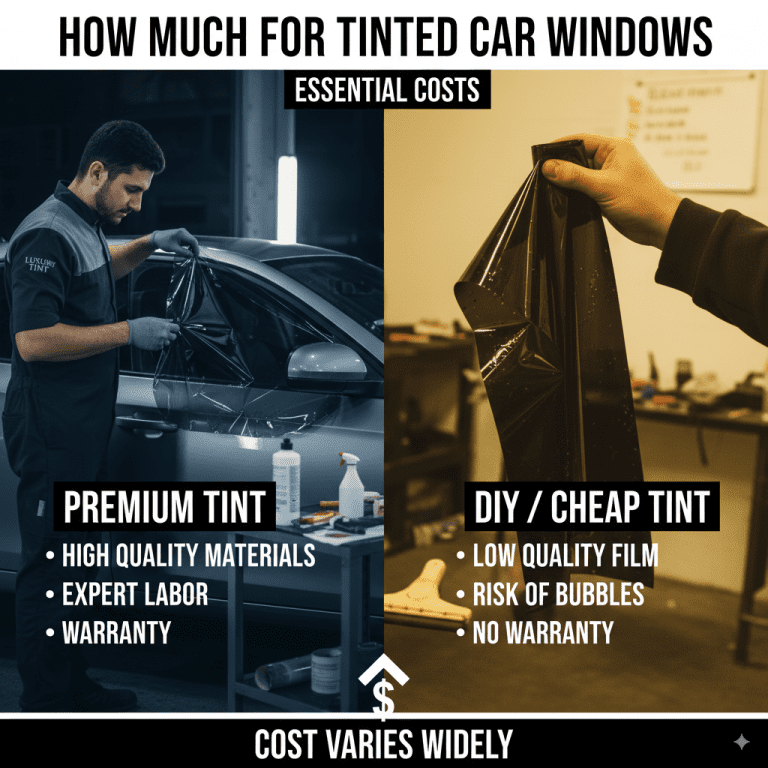 How Much For Tinted Car Windows