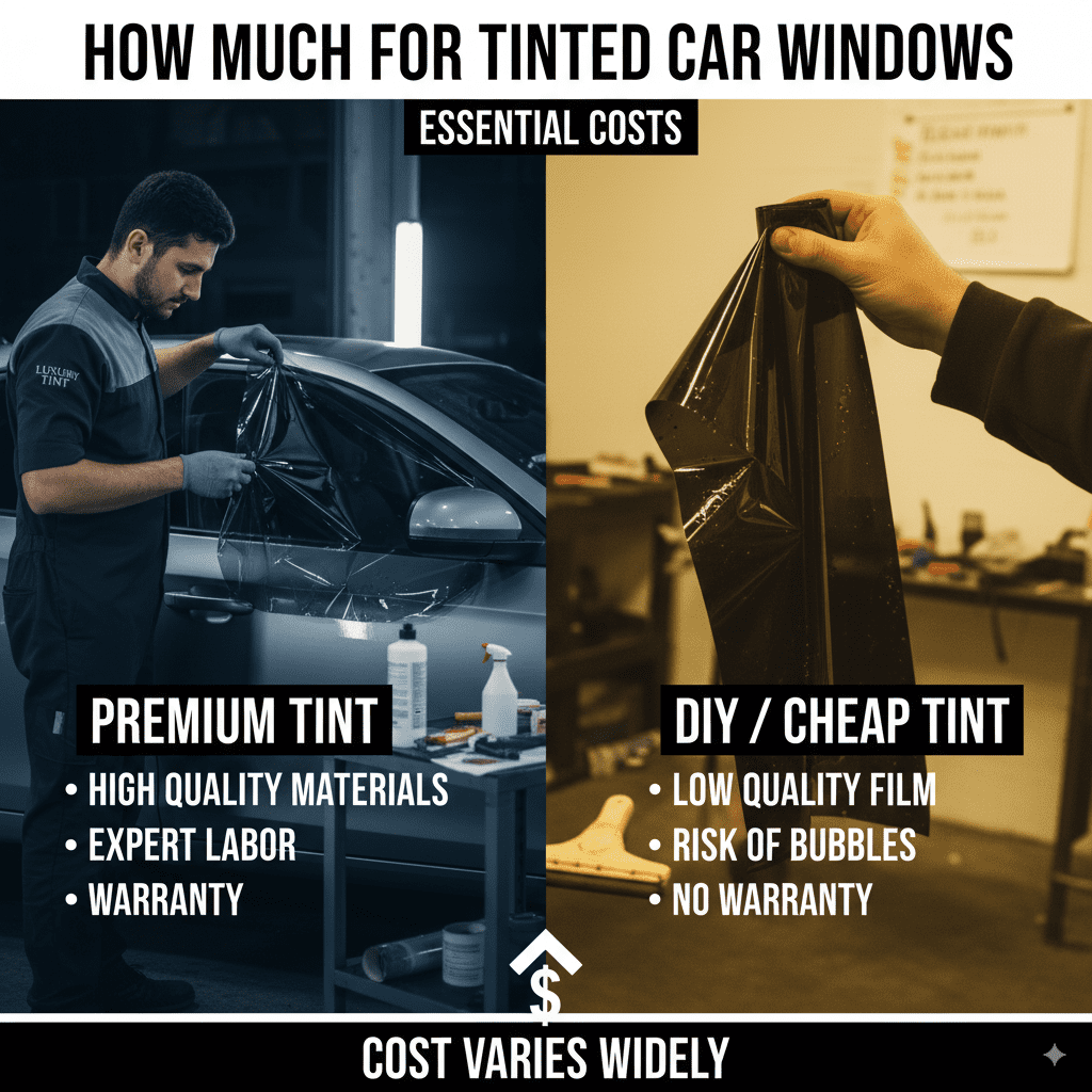 How Much For Tinted Car Windows