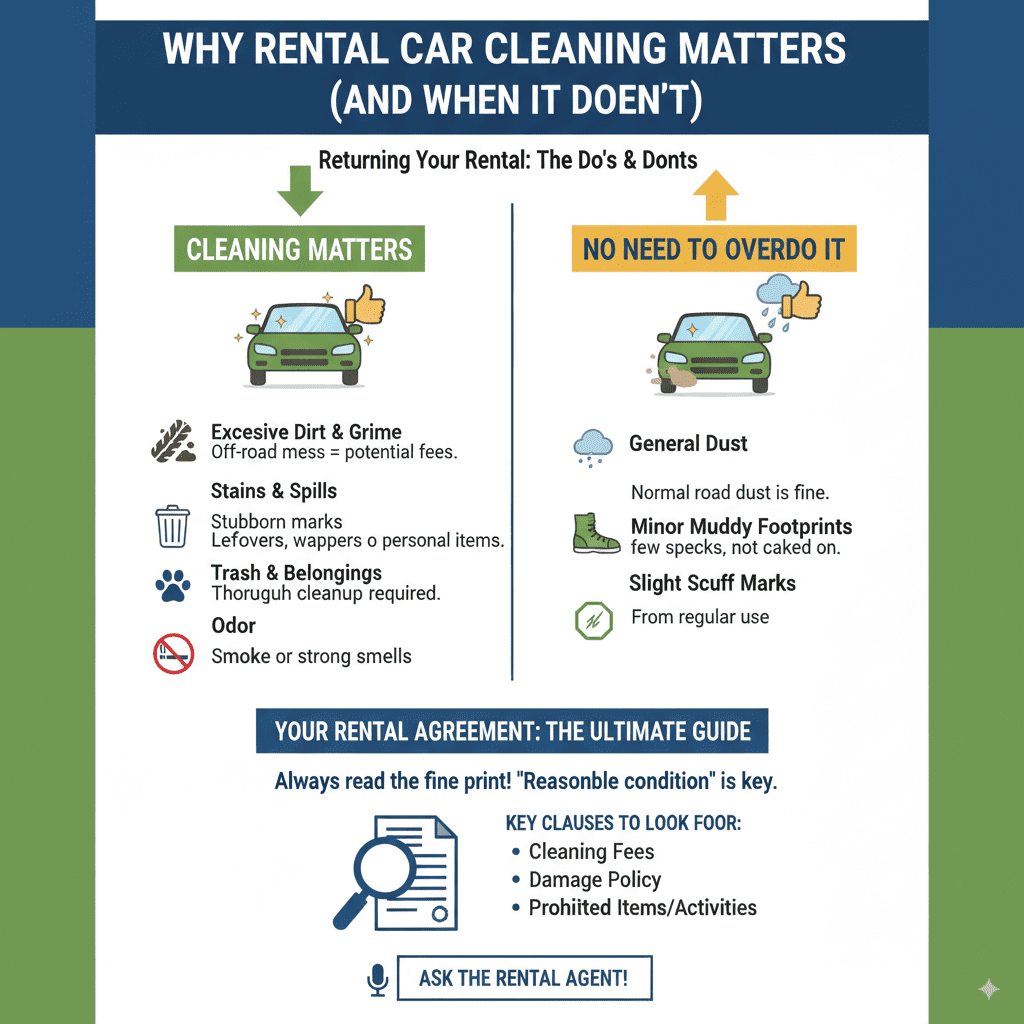 Why Rental Car Cleaning Matters (and When It Doesn't)