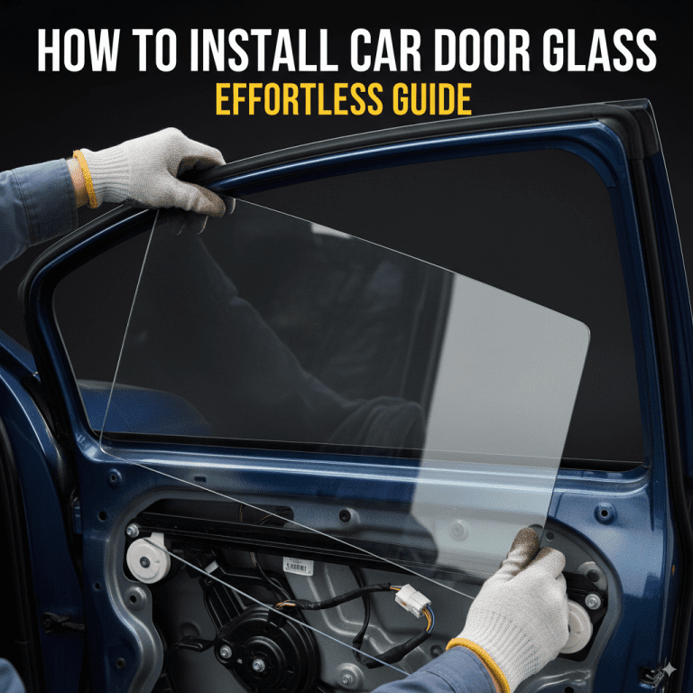 How to Install Car Door Glass