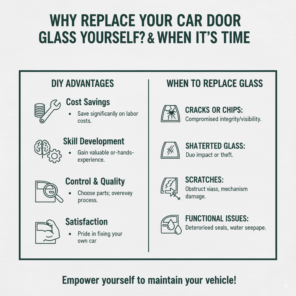 Why Replace Your Car Door Glass Yourself