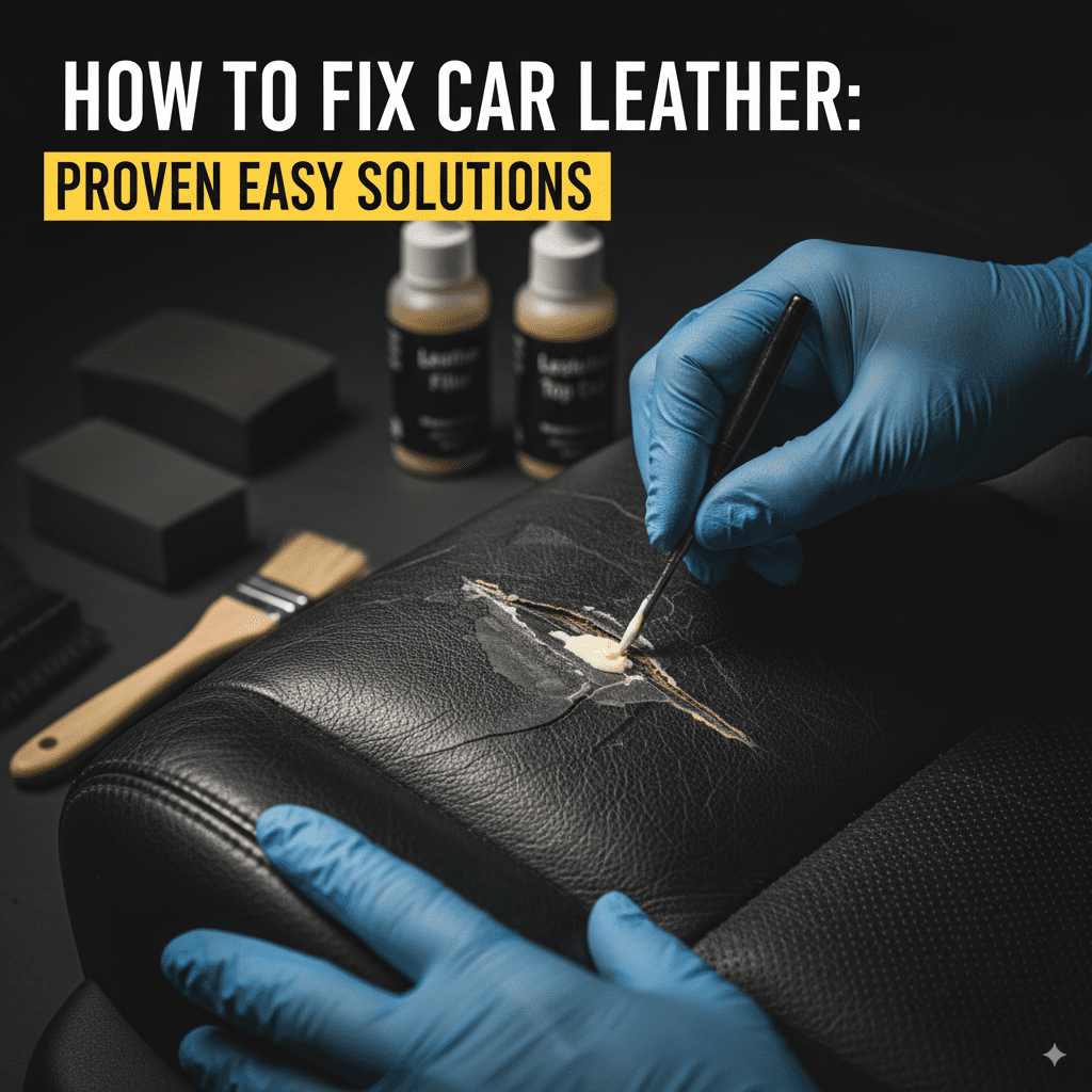 How to Fix Car Leather: Proven Easy Solutions
