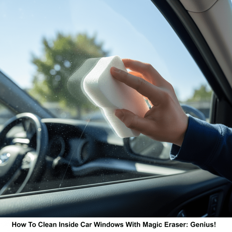 How To Clean Inside Car Windows With Magic Eraser