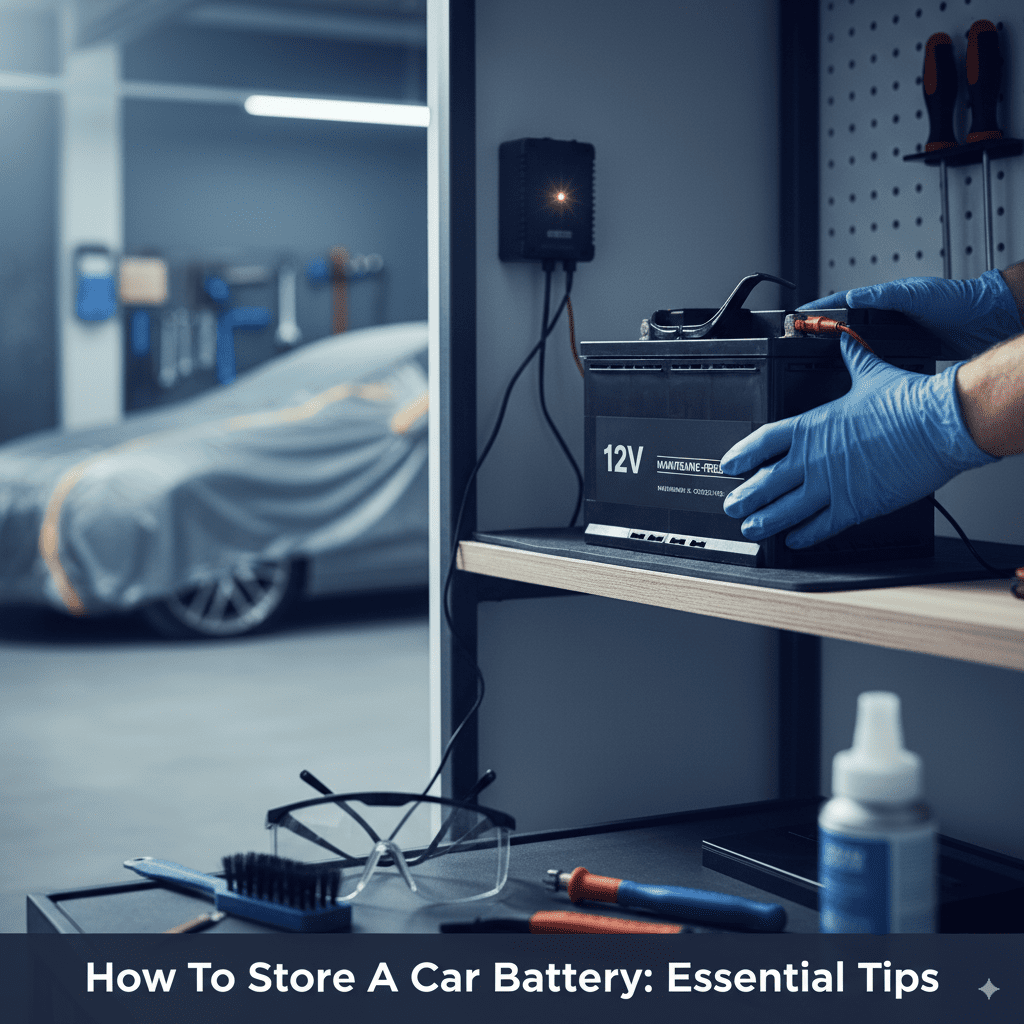 How To Store A Car Battery