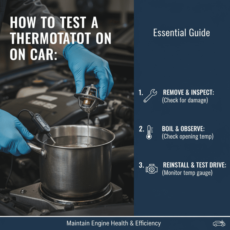 How To Test a Thermostat on a Car