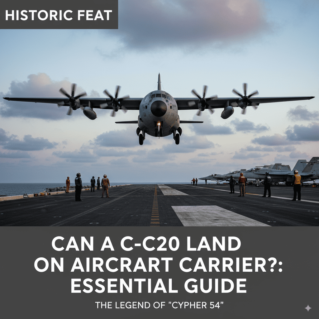 Can a C-130 Land On Aircraft Carrier